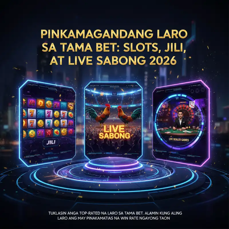 Pinakamagandang Laro sa Tama Bet 2026 Banner